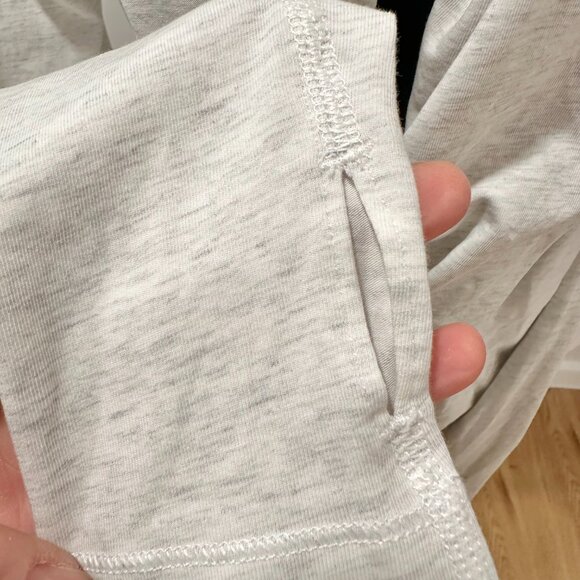 Lululemon Iconic Wrap Heathered White Size 8 - Picture 7 of 14